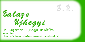 balazs ujhegyi business card